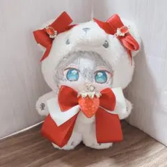 あんスタ いつぬい ぬい服 リボン いちご 赤 チェック柄 - メルカリ