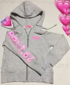 ♡お得♡RONI♡ロゴ刺繍ワッペンパーカー♡ライトグレー色♡