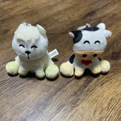 成田ゆめ牧場 マスコット キーホルダー 2個セット