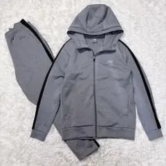 ニューバランス ダンボールニット スウェット セットアップ グレー L パーカーのサムネイル