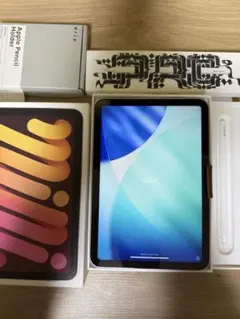 ipad mini 第7世代＋apple pencil pro 等