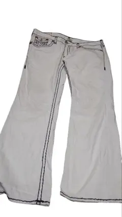 【W44】【USA製】【RICKY SUPER T】トゥルーレリジョン ホワイト