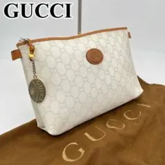 GUCCI クラッチバッグ GGプラス ロゴ金具 チャーム PVC 男女可能