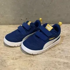 【美品】PUMA 子供用スニーカー 15cm 青色のサムネイル