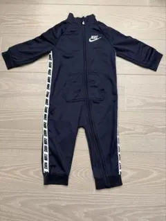 Nike ネイビー ジップアップロンパース 80-86cm
