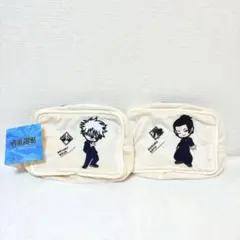 ラウンドワン限定 アニメ 呪術廻戦 5周年 スクエアポーチ 五条悟 夏油傑