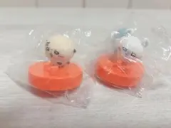ココイチ ちいかわ　スプーン置きフィギュア 2体セット モモンガ ラッコ ①