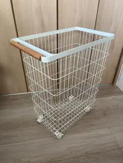 山崎実業 ランドリーバスケット トスカ キャスター付 55Ｌ 大容量 ホワイト
