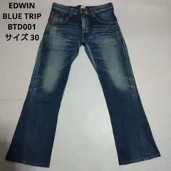 〇エドウィン EDWIN BLUE TRIP BTD001 フレアデニムパンツ