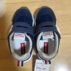 ミキハウス ネイビー スニーカー 17cm