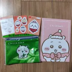 ちいかわ　A5ノート　ポーチ　シール　５点セット