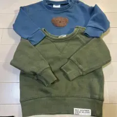 かめさん専用⭐︎トレーナー2枚セット　80