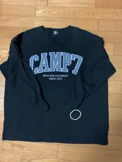 美品‼️CAMP7 ブラック 長袖カットソー