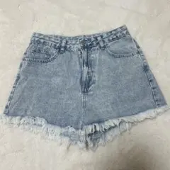 shein デニム ショートパンツ