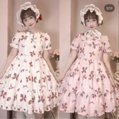 完売品】まゆろん×majoretty いちご柄 JSK ピンク - メルカリ