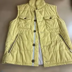 GREEN LABEL RELAXING イエロー ダウンベスト Mのサムネイル