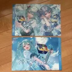 LOTTE 初音ミク 星街すいせいクリアファイル 冷たくて青い夏が来たのサムネイル