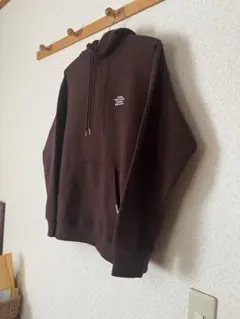 THE SHOP TK ダークブラウン コットンパーカー フード付き