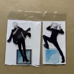 呪術廻戦展】五条悟 4点セット（アクスタ、カードスタンド、カード2種