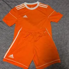 adidas サッカーウェアセットアップ オレンジ　サイズ160
