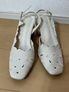 GRL サンダル　パンプス　アイボリー　25.0cmのサムネイル