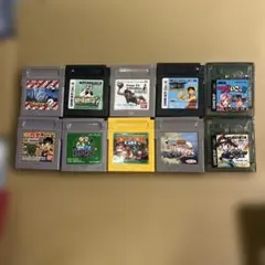 【動作未確認】ゲームボーイ カラー ソフトセット 10本 まとめ売り