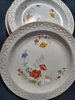 レトロな大皿 4枚