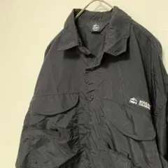 CAMP7 キャンプセブン オーバーサイズ ナイロン 長袖シャツ Mサイズ