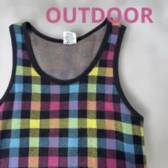 OUTDOOR カラフルチェックタンクトップのサムネイル