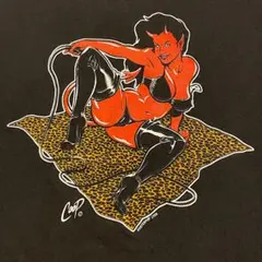 90s POSTER POP COOP デビル Tシャツ USA製 ローブロー