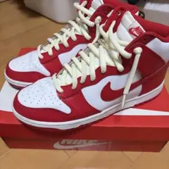 2026年最新】nike ダンク ハイ レッドの人気アイテム - メルカリ