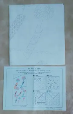 ホビーラホビーレ　刺し子クロス〈風鈴〉
