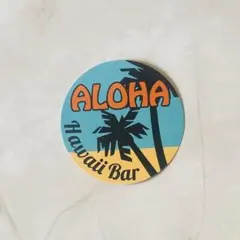 防水　ステッカー　ハワイ　Aloha ヤシの木　レトロ　ヴィンテージ風