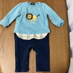 クレードスコープ　 ライオン刺繍ロンパース80センチ