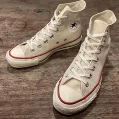 コンバース オールスター 日本製 ハイカット 白 ホワイト 古着女子 24cm