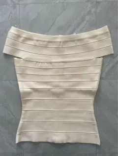 人気完売品GLAMOROUS by Andy ホワイトオフショルS snidel