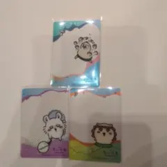 ちいかわ　GIGO クリアカード　島二郎　シーサー　モモンガ
