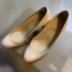 Christian Louboutin パテント パンプス 35 ヒール8cm - メルカリ