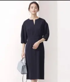 ナノユニバース　フォーマルワンピース　美品