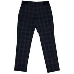 ZARA イージーチェックスラックスパンツ