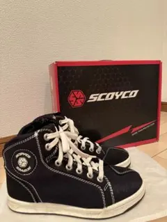 SCOYCO ライディングシューズ ブラック　24.5cmのサムネイル