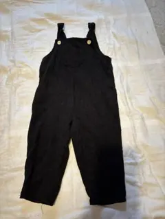 SHEIN コーデュロイ オーバーオール ブラック 12-18M