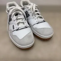 New Balance BB550ESC ホワイト/グレー　23.5cm