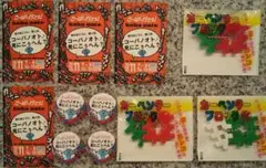 知育玩具カーペンターブロック　缶バッジ　シール　関西万博