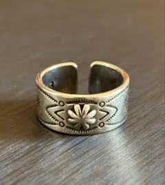 リング　シルバー　刻印　ファングバイト　メキシカン　ヴィンテージ
