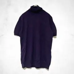 UNIQLO ユニクロ　半袖　サマーニット　XL ウール　薄手　タートルネック