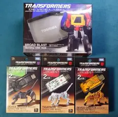 未開封】トランスフォーマー デヴァイスレーベル 4点セット（東芝 