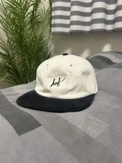 HUF ベースボールキャップ ホワイト/ブラック
