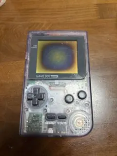 【ジャンク品】ゲームボーイポケット MGB-001 クリア　パープル