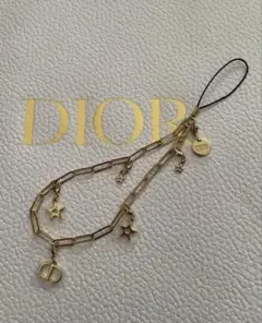 Dior ノベルティ ゴールド ストラップ